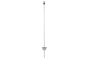 Słupek stalowy 105 cm - szary
