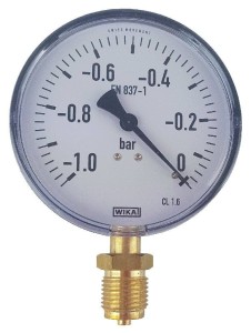 Wakuometr WIKA,Fi 100mm (duży) gwint 1/2