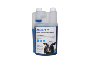 Preparat na owady latające i biegające ASEKOR FLY, niebieski, 1000 ml, Canagri