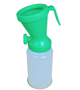 Kubek do dezynfekcji strzyków, pianowy, zielony, 300 ml