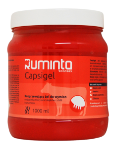 Capsigel Ruminta 1000ml - rozgrzewający żel do wymion